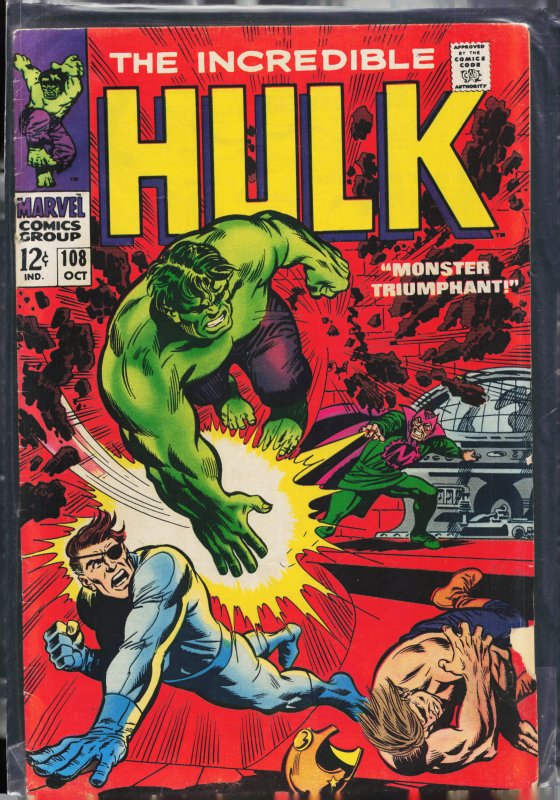 The Incredible Hulk #108 (1968) Hulk