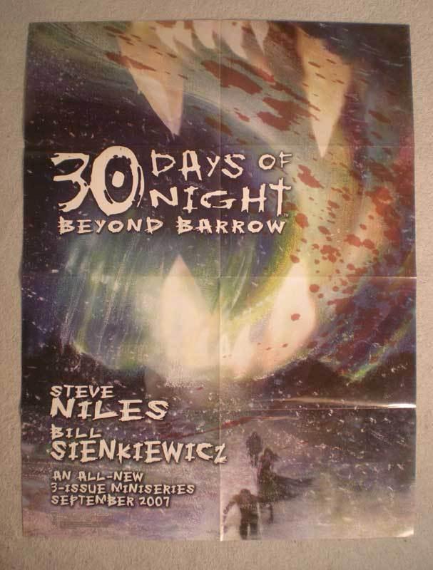 30 DAYS OF NIGHT BEYOND BARROW Promo Poster, 2007, Vampires, Unused