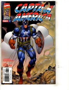 Lot Of 13 Captain America Marvel Comic Books # 1 2 3 4 5 6 7 8 9 10 11 12 13 DB2