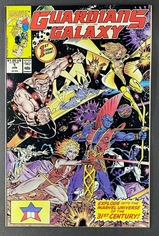 Guardians of the Galaxy (1990) #1 NM (9.4) Jim Valentino Art 1st App Taserface