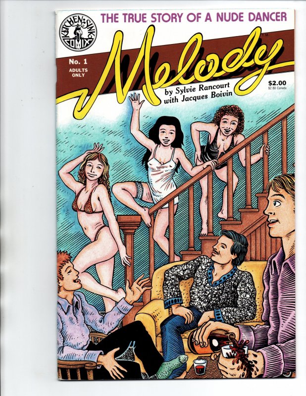 Melody True Story of a Nude Deancer - 1 2 3 4 & 5 - Set - Kitchen Sink - VF+