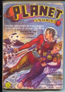 Planet Stories $3 Fall 1940-Revolt of The Ice Empire Ray Cummings-Robert M....