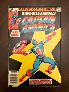 Captain America Annual #5 Newsstand Edition (1981)