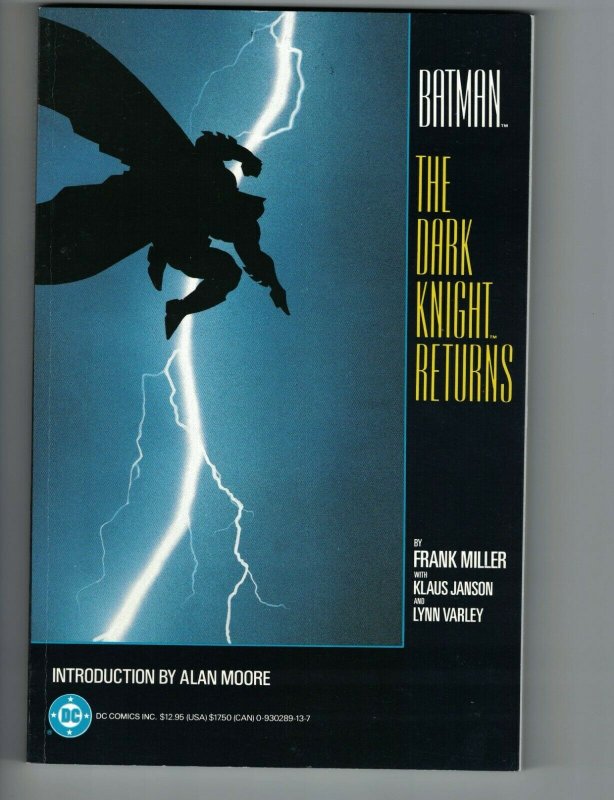 Batman: the Dark Knight Returns TPB VF/NM frank miller - alan moore intro (1st) 