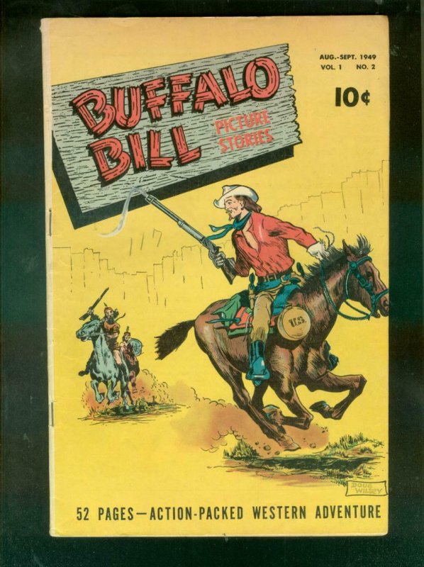 BUFFALO BILL PICTURE STORIES #2 1949-STREET & SMITH PUB VG/FN