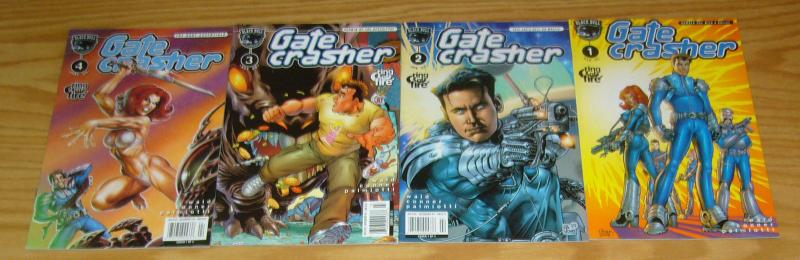 Gatecrasher: Ring of Fire #1-4 VF/NM complete series - mark waid - A VARIANTS