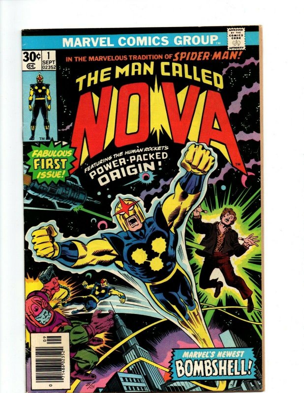 Nova #1 - 1st App Richard Rider Nova-Prime Ginger Jaye Zorr Rhomann Dey - 1976