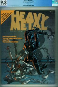 HEAVY METAL #1 APRIL 1977-CGC 9.8-CORBEN-BODE-MOEBIUS 2014541004