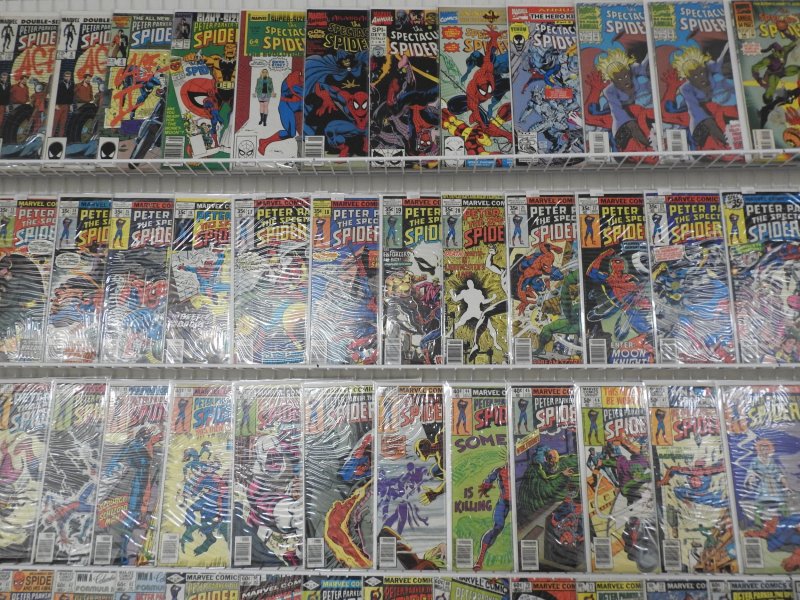 Huge Lot of 110 Comics W/ ALL SPIDERMAN!!! Avg. VF+ Condition!
