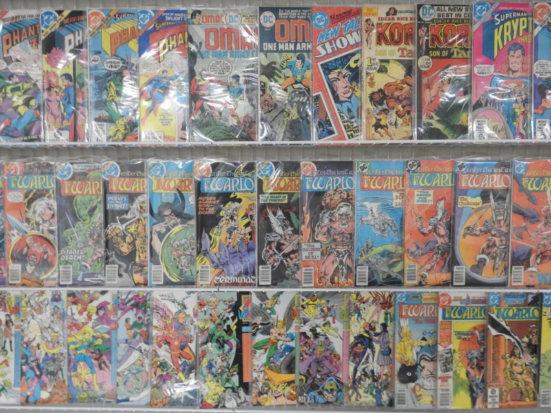 Huge Lot of 150+ Comics W/ The Warlord, Kamandi, Alpha Flight. Avg. F Condition