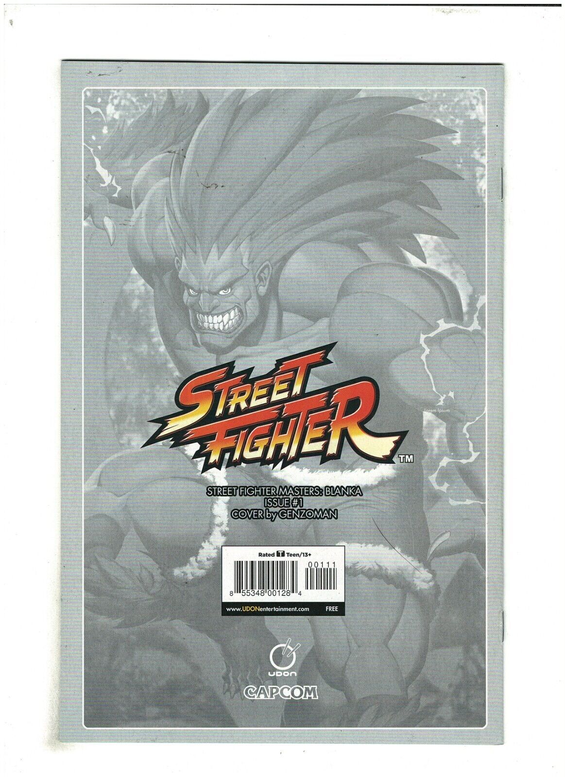 STREET FIGHTER MASTERS: BLANKA #1 - UDON EXCLUSIVE