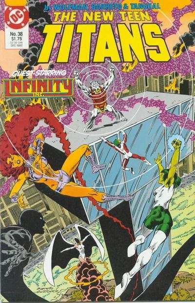 New Teen Titans (1984 series) #38, VF+ (Stock photo)