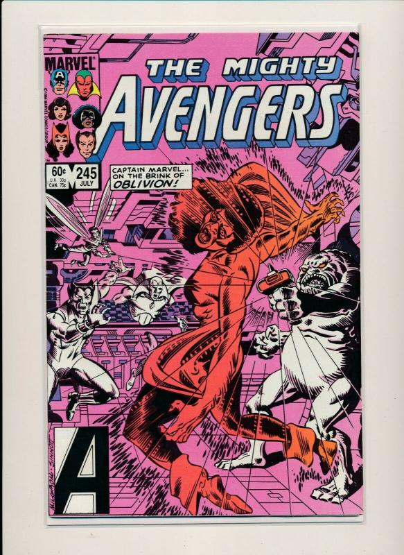 Marvel Set of 3-THE AVENGERS#244-246  VF(PF761) 