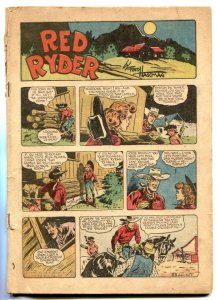 Red Ryder Comics #25 1945- Hitler cameo- coverless reading copy