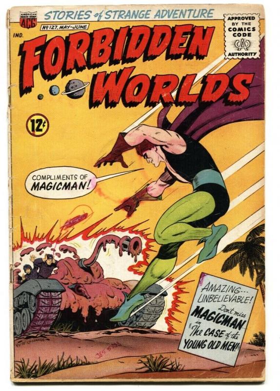 Forbidden Worlds #127 1965-ACG-Magicman-comic book