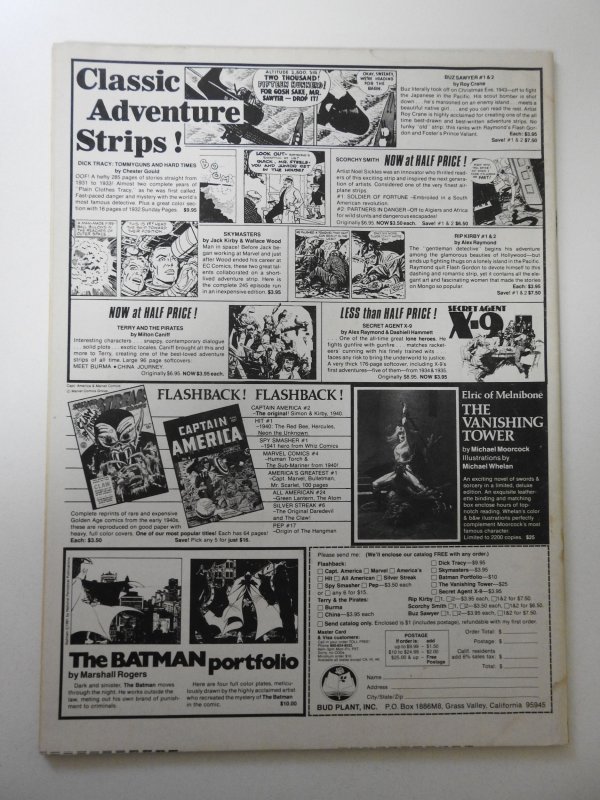 Bizarre Adventures #28 VG+ Condition moisture stain