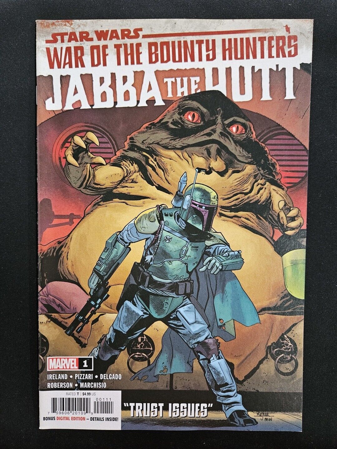 Star Wars War Of The Bounty Hunters Jabba The Hutt 1 Nm Marvel Comics Mc2 Comic Books 7218