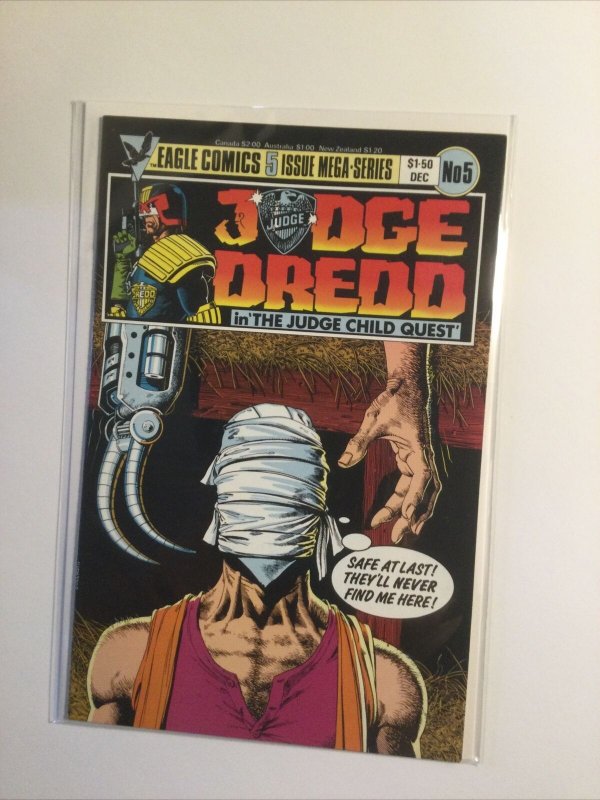 Judge Dredd in The Judge Child Quest 5 Near Mint nm Eagle Comics