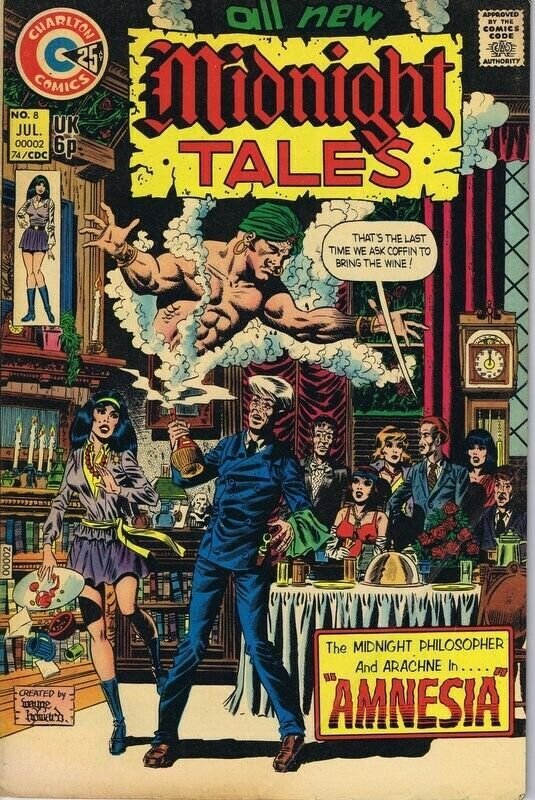 Midnight Tales #8 ORIGINAL Vintage 1974 Charlton Comics