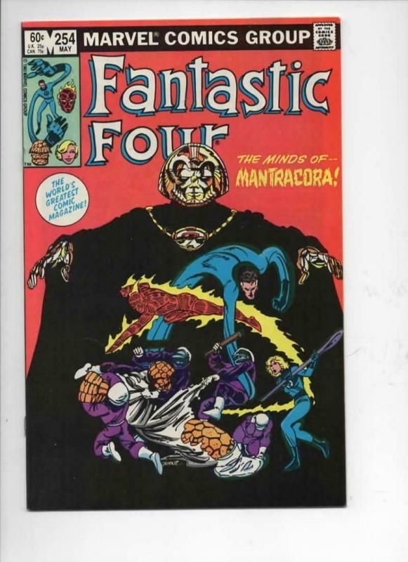 FANTASTIC FOUR #254 VF/NM Mantracora Byrne 1961 1983 Marvel, more FF in store