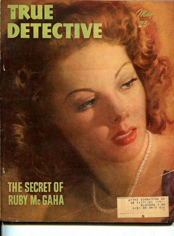 TRUE DETECTIVE -MAY 1947-MURDER-VICE-ROBBERY-RAPE-POISON-good/vg G/VG