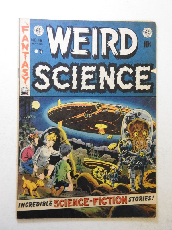 Weird Science #16 (1952) VG+ Condition small piece of tape on interior fc