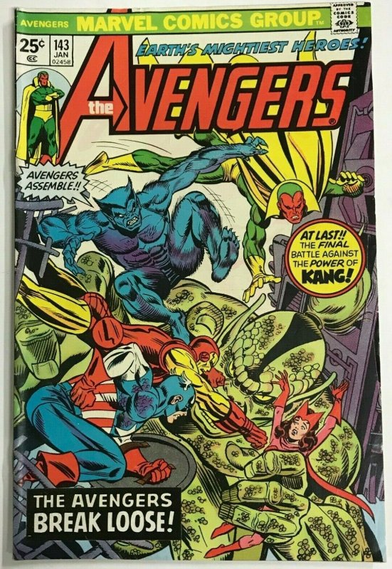 AVENGERS#143 FN/VF 1975 MARVEL BRONZE AGE COMICS