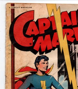 Captain Marvel jr #23 - Shazam - Fawcett - 1944 - GD+ 