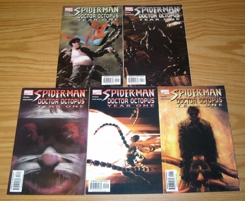 Spider-Man/Dr. Octopus: Year One #1-5 VF/NM complete - zeb wells/kaare andrews