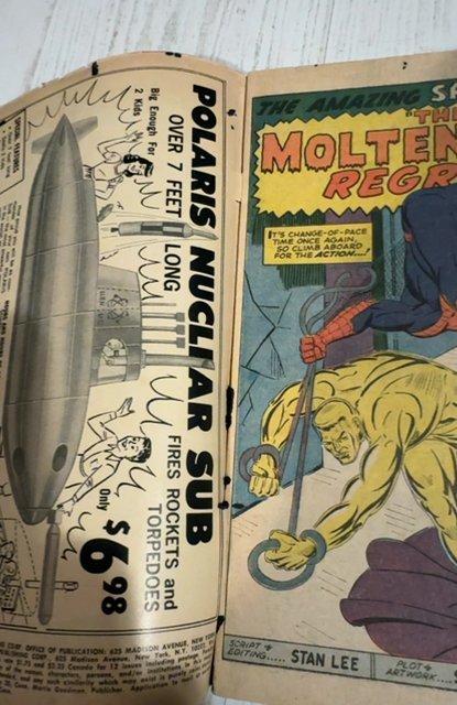 The Amazing Spider-Man #35 (1966)2nd molten man see descrition