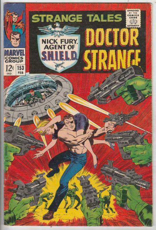 Strange Tales #153 (Feb-67) VF/NM High-Grade Nick Fury, Dr. Strange