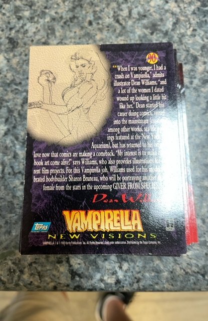 100+ vampirella trading cards  classic gallery /new visions sets. Some doubles