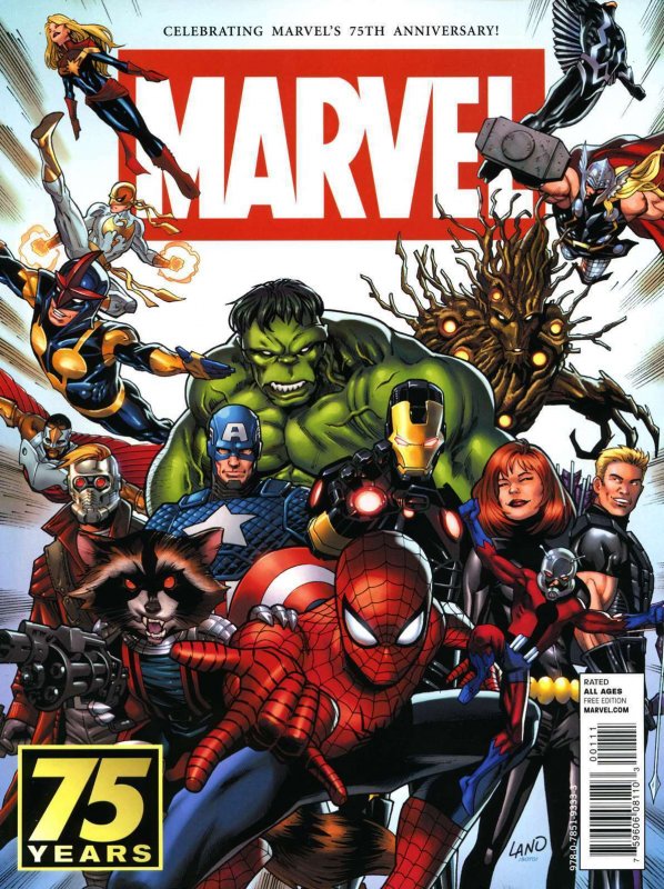Marvel 75th Anniversary Magazine #1A VF; Marvel | we combine shipping 