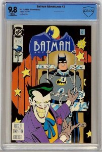 Batman Adventures #3 DC 1992 CBCS 9.8 Animated Series Joker Appearance