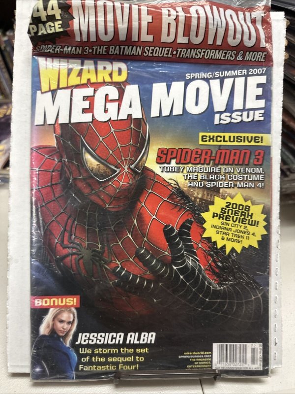 Wizard Magazine Mega Movie Issue Spring 2007 Spider-Man Sealed