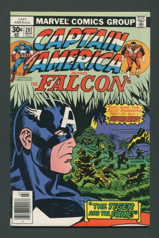 Captain America #207 (Jack Kirby) / 7.0 FN/VFN / March 1977)