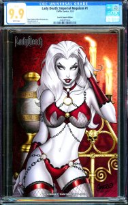 Lady Death Imperial Requiem #1 Watson Scarlet Lingerie Coffin Ltd /50 CGC 9.9