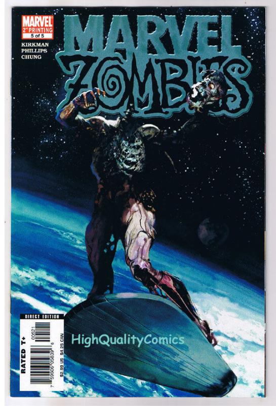 MARVEL ZOMBIES #5, VF/NM, Silver Surfer, Galactus, 2nd  2006, more MZ in store