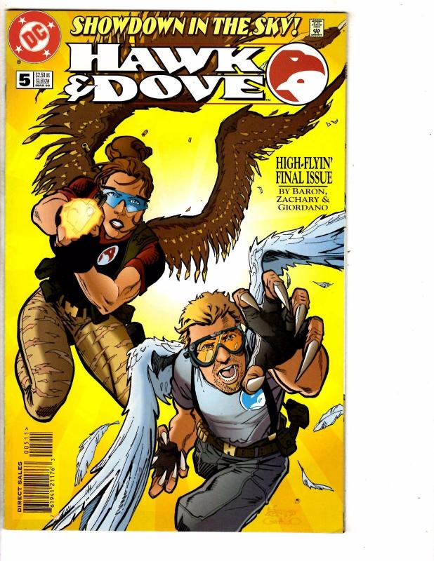 Lot Of 4 Hawk & Dove DC Comic Books # 2 3 4 5 Batman Superman Flash Arrow J211