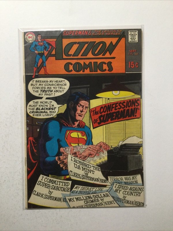 Action Comics 380 Fine Fn 6.0 Dc Comics 