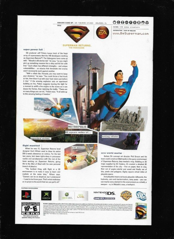 SUPERMAN RETURNS PREQUEL #3 - LEX LUTHOR! - (9.2) 2006