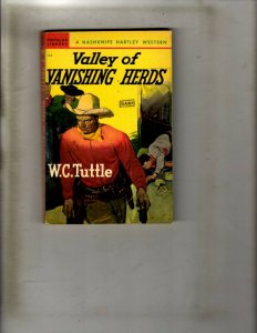 3 Pocket Books Trumpets West! Valley of Vanishing Herds The Whoop-Up Trail JL22 