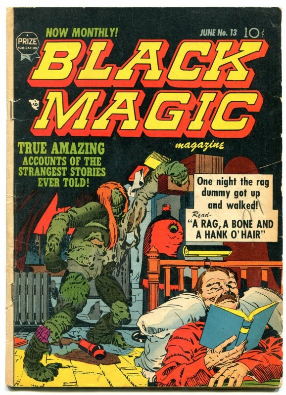 Black Magic #13 1952- Jack Kirby art- Pre code horror VG-