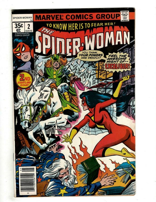 9 The Spider-Woman Marvel Comics # 2 3 4 5 6 7 8 9 10 Know Her Fear Her J461