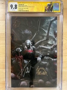 Venom #5 Skan Virgin Cover (2018) CGCSS 9.8 Signed by Cates & Stegman