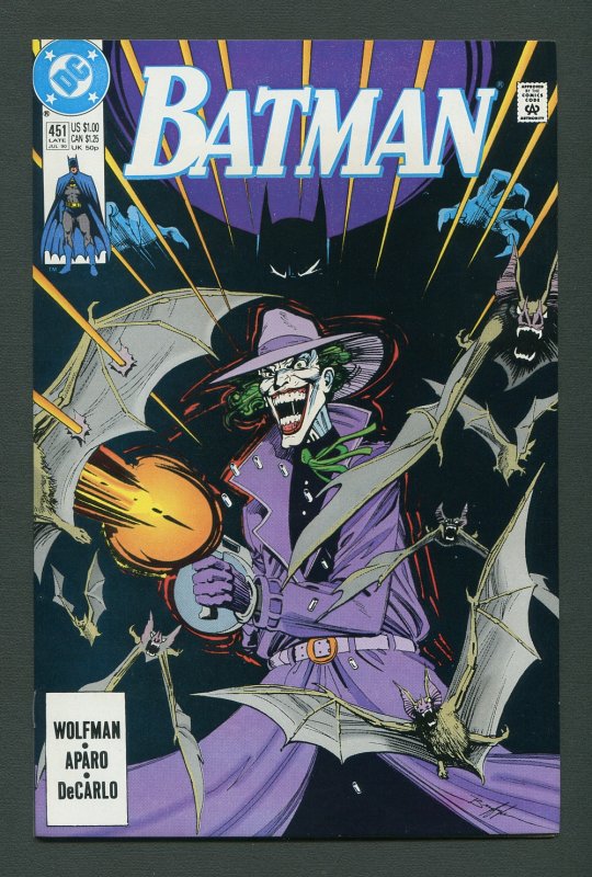 Batman #451 / 9.6 NM+  (Joker)  July 1990