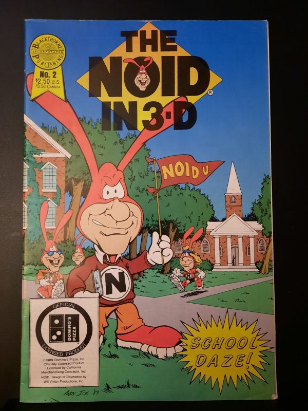 the NOID in 3D #2 Blackthorne publishing NO GLASSES