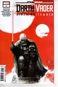 STAR WARS DARTH VADER BLACK WHITE AND RED #1