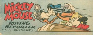 Mickey Mouse Roving Reporter Mini Comic #5 Walt Disney Wheaties 1950 VF-