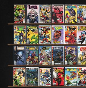 Huge Lot 150+ Comics with The Flash, Wolverine, Captain America & More!